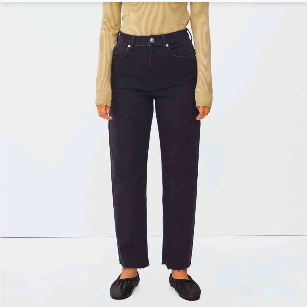 EVERLANE “THE WAY HIGH JEAN” - BLACK, SIZE 25
